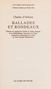 Tapa de Ballades Et Rondeaux