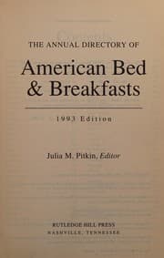 Tapa de Annual Directory of American Bed and Breakfasts