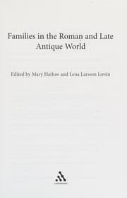 Tapa de Families in the Roman and late antique world