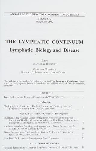 Tapa de The Lymphatic Continuum
