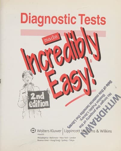 Tapa de Diagnostic Tests Made Incredibly Easy!