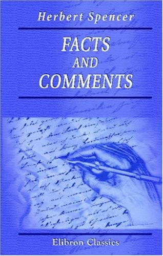 Tapa de Facts and Comments