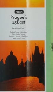 Tapa de Fodor's Prague's 25 best
