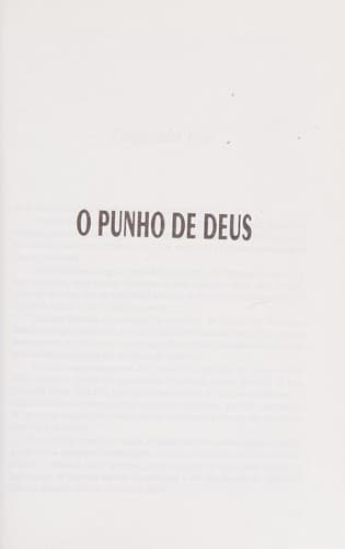 Tapa de O punho de Deus