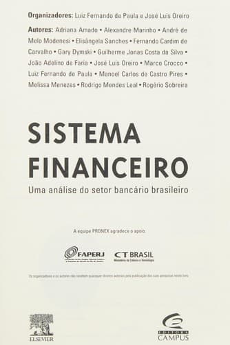 Tapa de Sistema financeiro