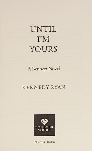Tapa de Until I'm Yours