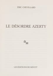 Tapa de Le désordre Azerty