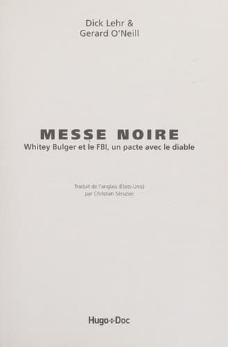 Tapa de Messe noire