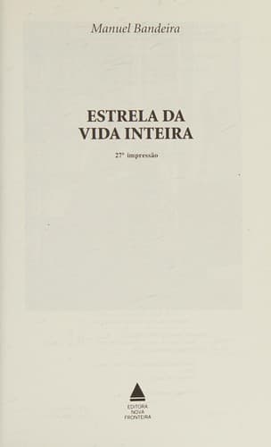 Tapa de Estrela da vida inteira
