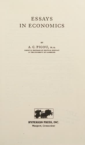 Tapa de Essays in economics