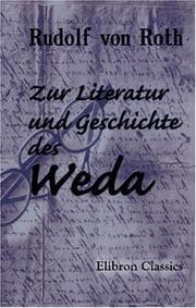 Tapa de Zur Literatur und Geschichte des Weda
