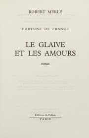 Tapa de Le glaive et les amours