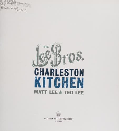 Tapa de The Lee Bros. Charleston kitchen