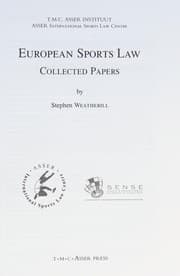 Tapa de European Sports Law