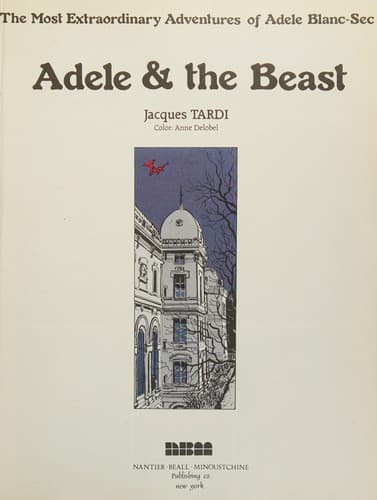 Tapa de Adele and the Beast
