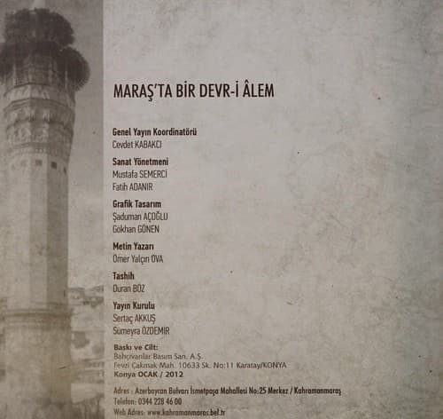 Tapa de Maraş'ta bir devr-i âlem