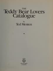 Tapa de The teddy bear lovers catalogue