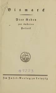 Tapa de Vier Reden zur áuszeren Politik