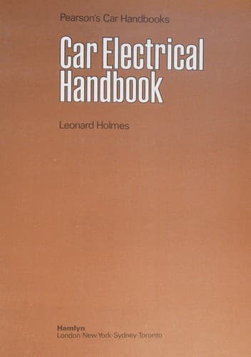 Tapa de Car electrical handbook