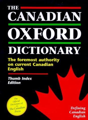 Tapa de The Canadian Oxford dictionary
