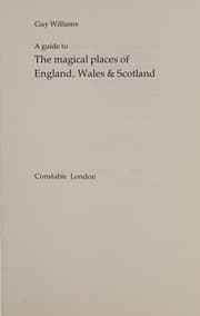 Tapa de A guide to the magical places of England, Wales, & Scotland