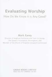 Tapa de Evaluating worship