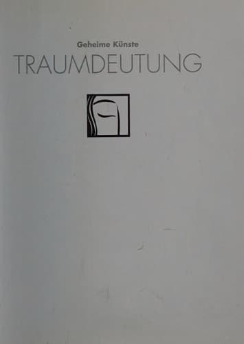 Tapa de Traumdeutung