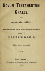 Tapa de Novum Testamentum Graece