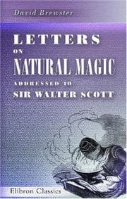 Tapa de Letters on Natural Magic, Addressed to Sir Walter Scott