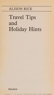 Tapa de Travel Tips and Holiday Hints