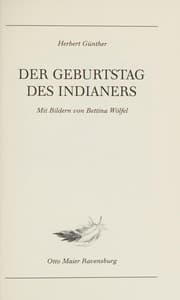 Tapa de Der Geburtstag des Indianers