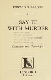 Tapa de Say it with murder
