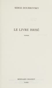 Tapa de Le Livre Brise