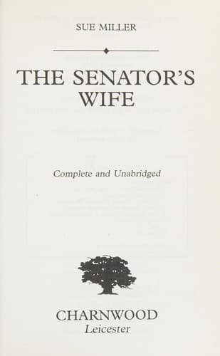 Tapa de Senator's Wife