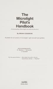 Tapa de The microlight pilot's handbook (incorporating 'microlight aircraft and the air')