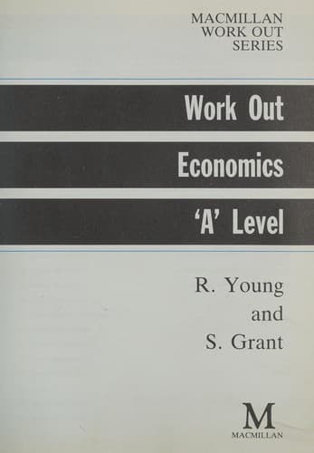 Tapa de Work out economics 'A' level