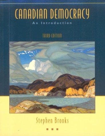 Tapa de Canadian democracy