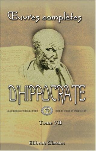 Tapa de oeuvres complètes d'Hippocrate