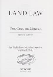 Tapa de Land law
