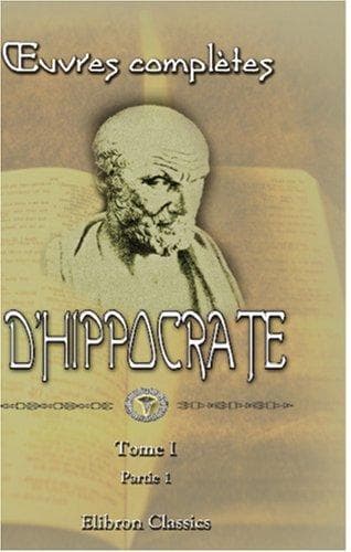 Tapa de oeuvres complètes d\'Hippocrate