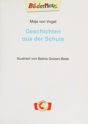 Tapa de Geschichten aus der Schule