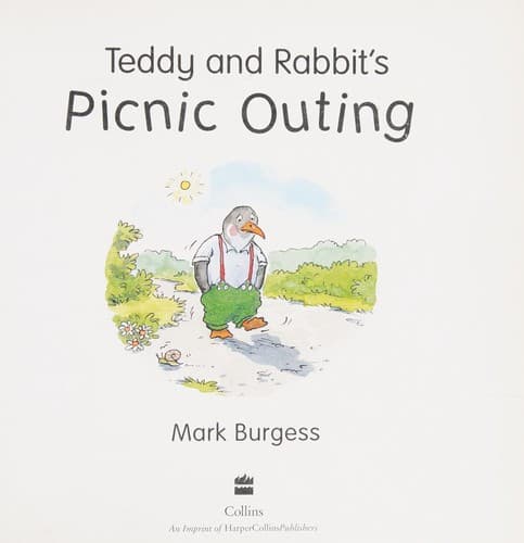 Tapa de Teddy and Rabbit's Picnic Outing (Collins Toddler)