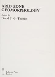 Tapa de Arid zone geomorphology