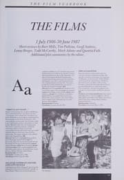 Tapa de The film yearbook