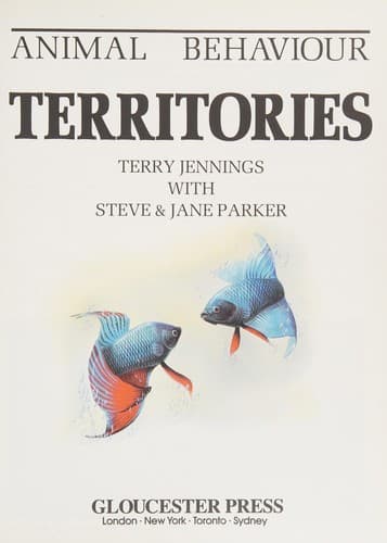 Tapa de Territories (Animal Behaviour)
