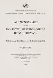 Tapa de Monographs On The Eval. Of Carcinogenic Risks, V61 (IARC MONOGRAPHS ON EVAL OF CARCINOGENIC RISK TO HUMANS)
