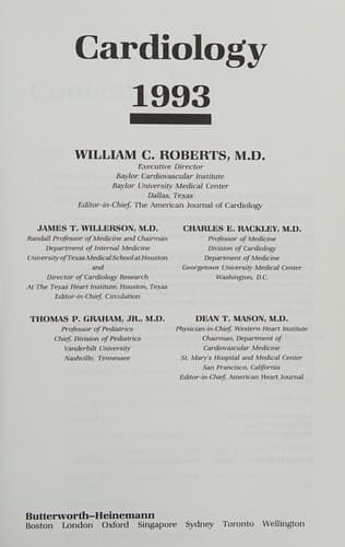 Tapa de Cardiology, 1993