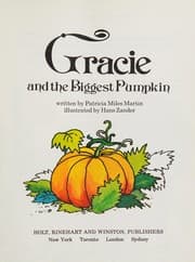 Tapa de Gracie and the biggest pumpkin (Satellite books)