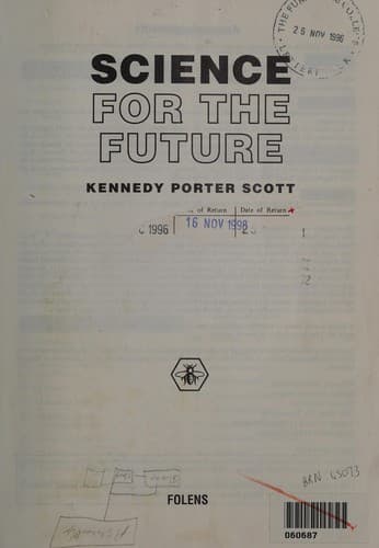 Tapa de Science for the future