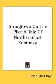 Tapa de Stringtown On The Pike A Tale Of Northernmost Kentucky